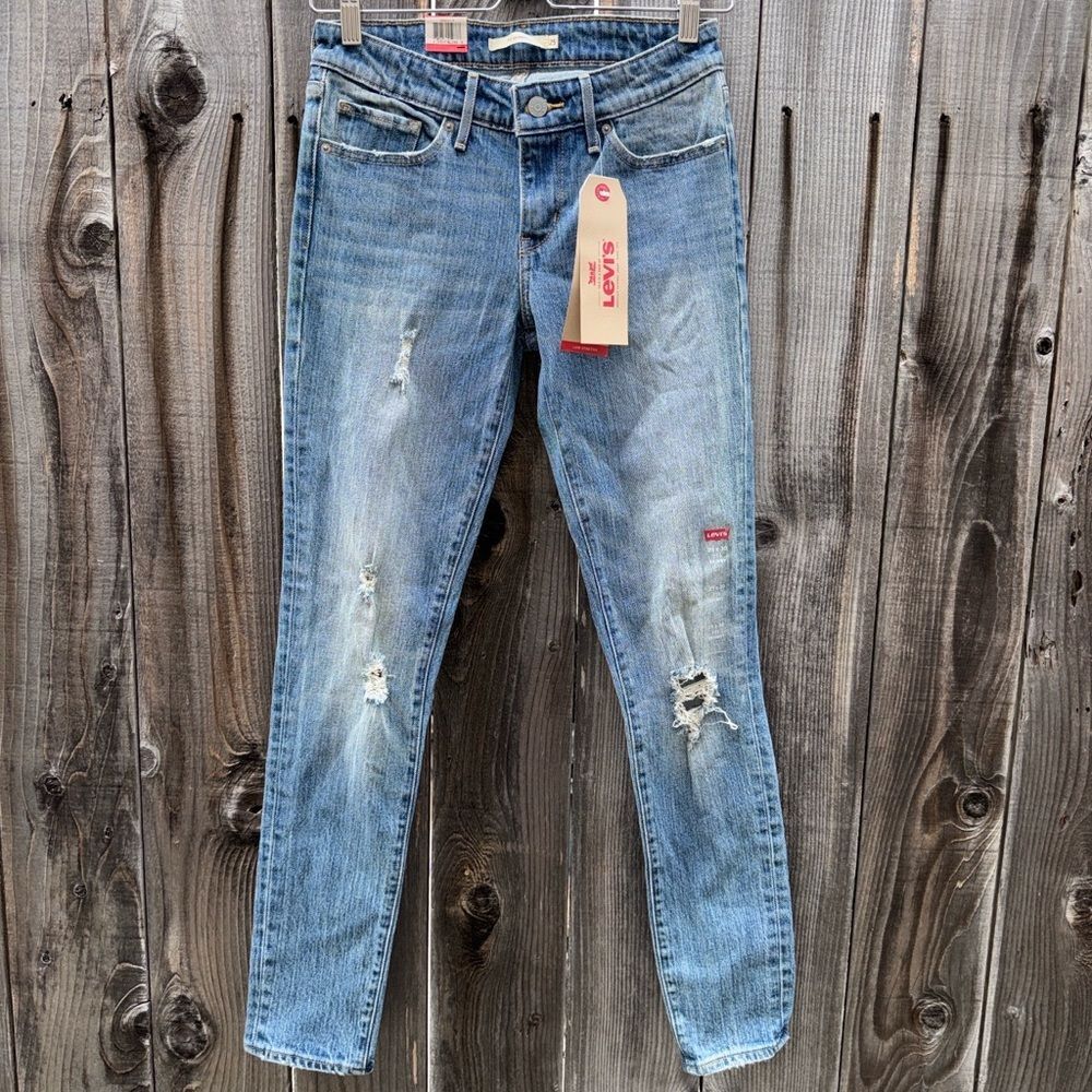 Levi’s 711 Skinny Mid Rise Jeans Womens Size 25x30 - Picture 9 of 11